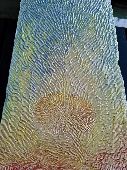 Austin Art Artist: Relief Mural
Glossy Finish, Exterior Mural