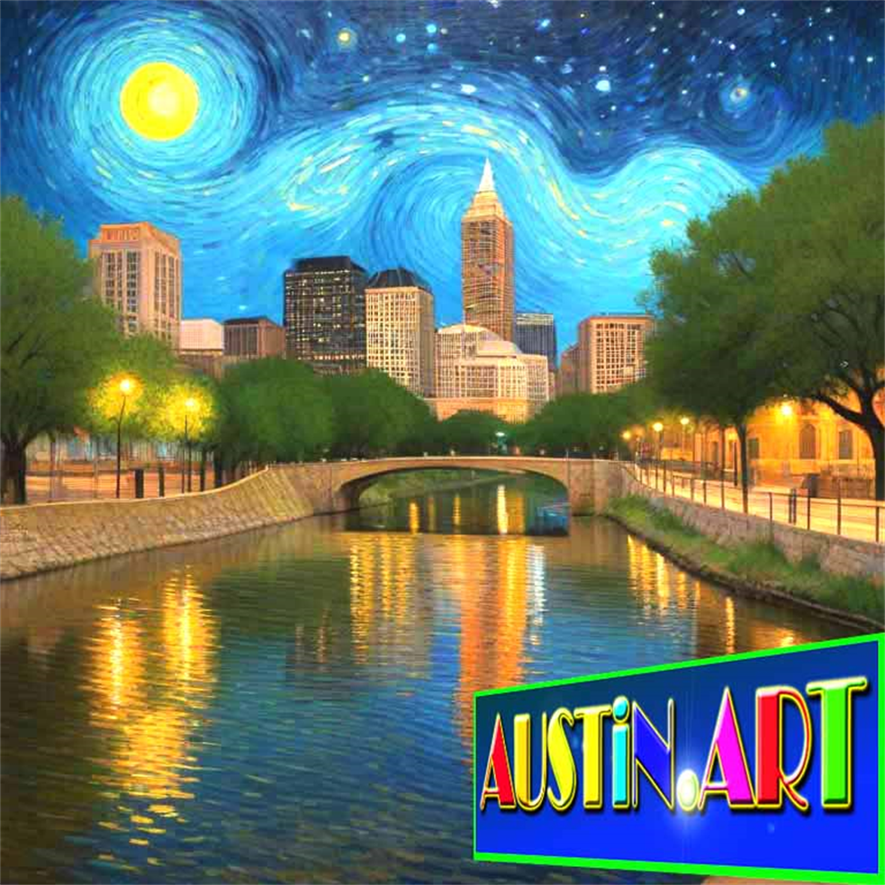 "Austin Capitol Building Trip Around The World" 
Journey in Time To Vincent Van Gogh Era of Art
Grand Master Who Lived Poor, Creating Forever!