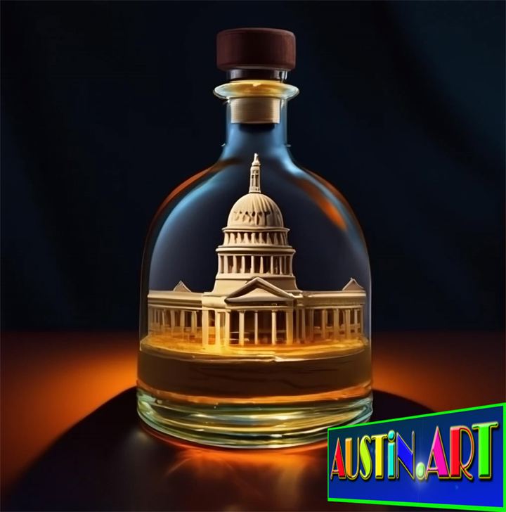 "Austin Capitol Building in A Bottle"
DAPACU Art Pictures AUSTIN.ART